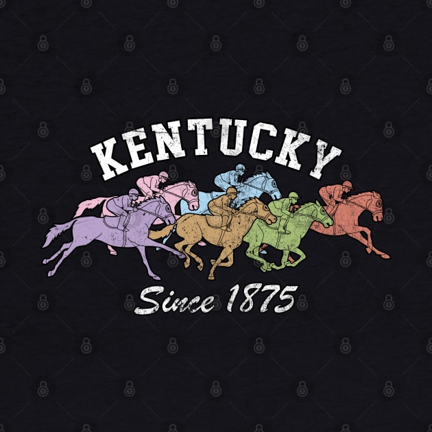 Derby Retro Kentucky Vintage Since 1875 Funny Horse Racing by Printofi.com